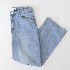 H&M Light Wash Straight Jeans Size 12